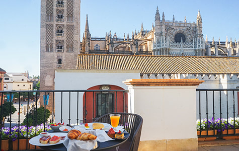 EME Cathedral Mercer, Breakfast on Private Terrace